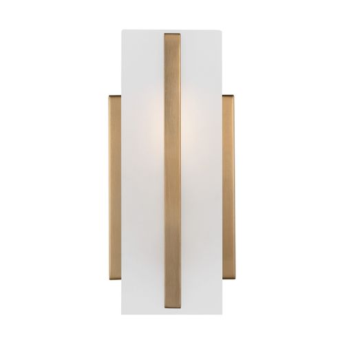 Dex 1-Light Bathroom Vanity Light in Satin Bra