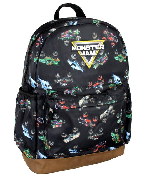 Trucks Dragon Zombie Grave Digger Megalodon All Over Print Backpack - Black