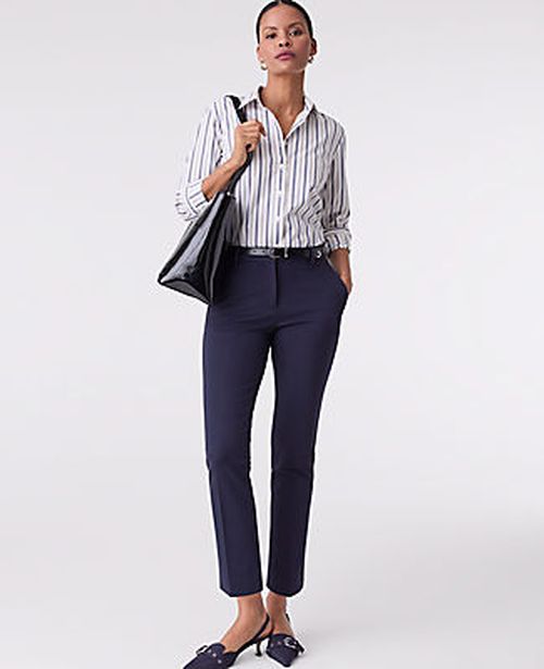 Ann Taylor The Petite Eva Ankle Pant in Ponte