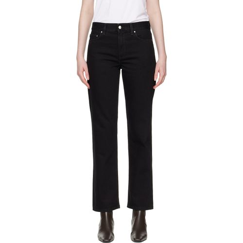 Black Low Straight Jeans