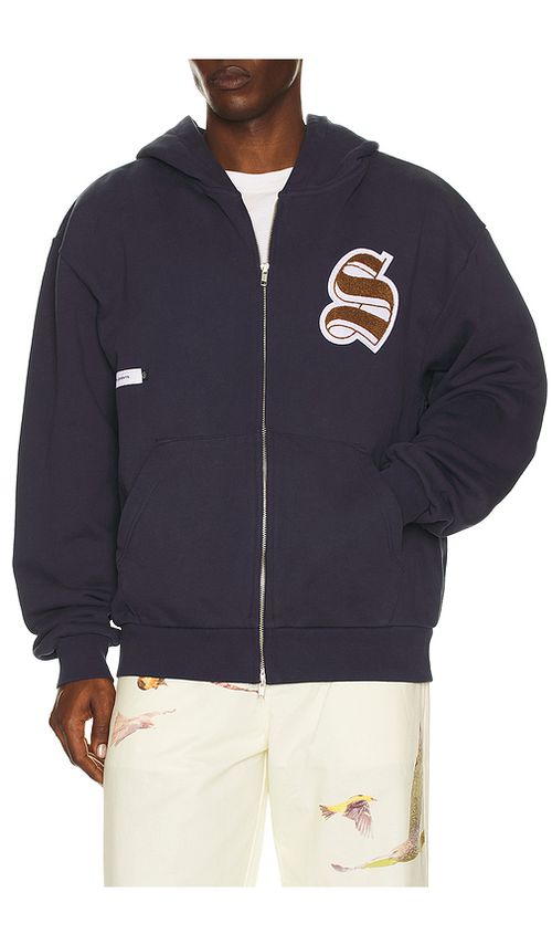 Students Golf Qualifications Fleece Zip Hoodie in Navy. M also in S, L, XL/1X