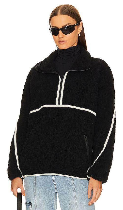 LAMARQUE Helsa Fleece Jacket in Black.  XS. Also in