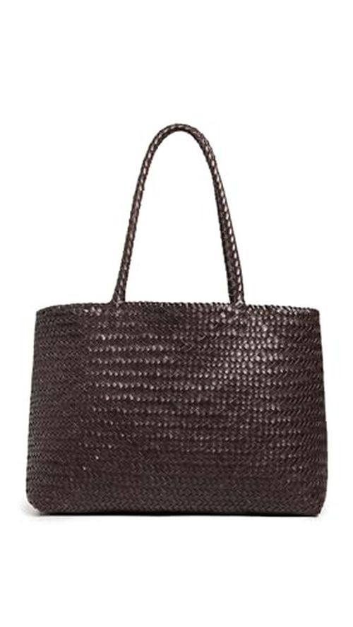 Madewell Women's Transport Early Weekender Woven Tote, Coffee Bean, Brown, One Size