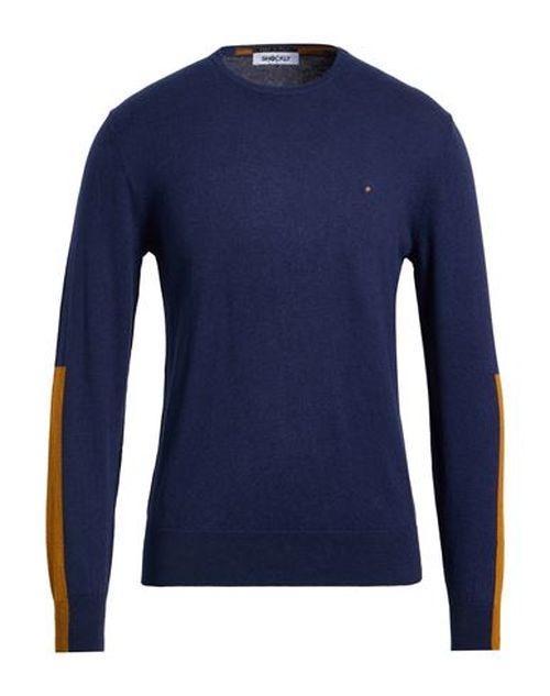 Man Sweater Navy Size 36 Cotton, Cashmere