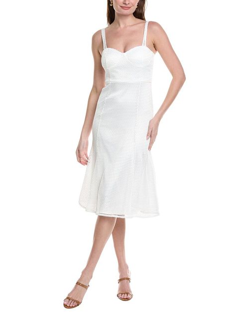 Mesh Sleeveless Bodycon Fish Tail Dress
