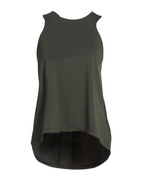 Woman Tank top Military green Size 8 Polyamide, Elastane