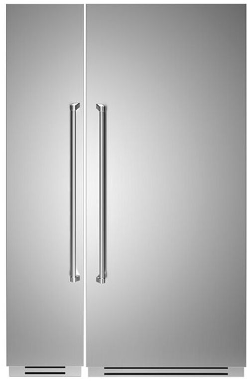 Bertazzoni Master Side-by-Side Column Set with 36" Refrigerator and 18" Freezer in Stainless Steel BERTREFFRMA