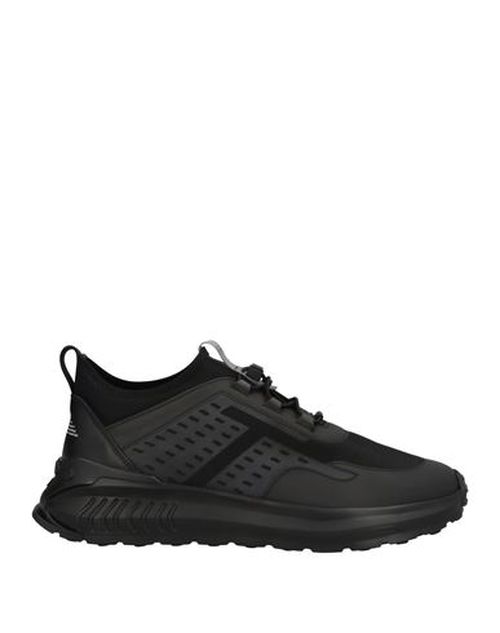 Tod's No_code Man Sneakers Black Size 6 Soft Leather, Textile fibers
