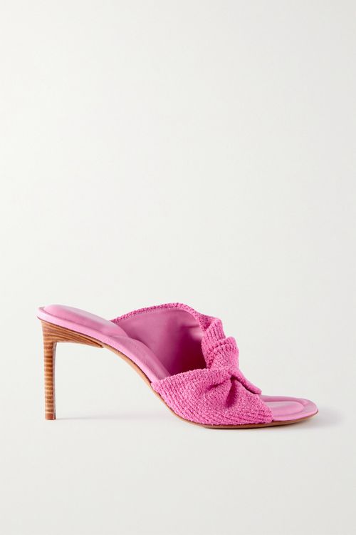 Bagnu Twisted Terry Mules - Pink