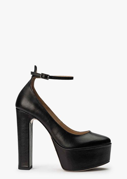 Jaguar Black Como Heels