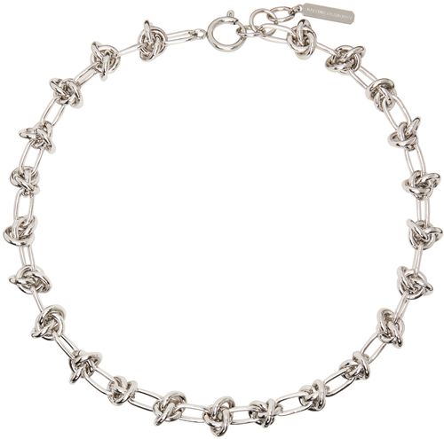 Silver Daria choker necklace