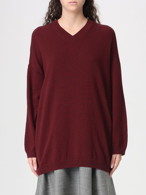 Sweatshirt Woman color Burgundy