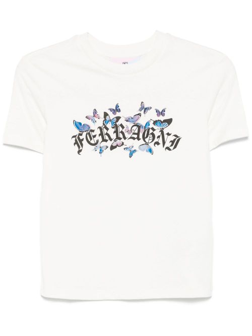 Gothic Butterflies T-shirt - White