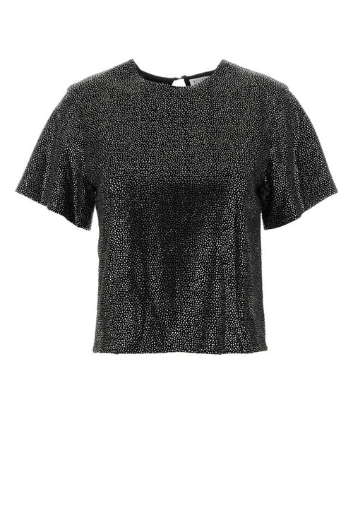 Embellished Viscose T-shirt