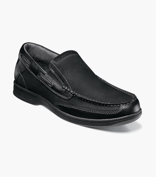 Florsheim Shoes Lakeside Moc Toe Slip On Black