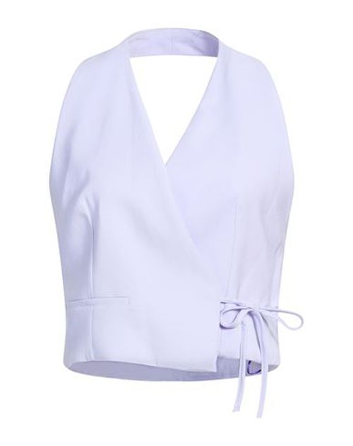 Woman Top Lilac Size S Viscose, Polyester