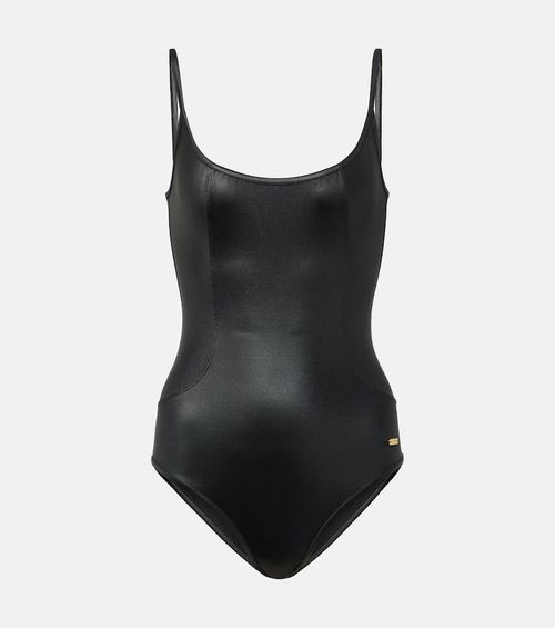 Scoop-neck swimsuit