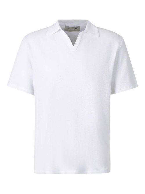 Officine Generale linen T-shirt - White