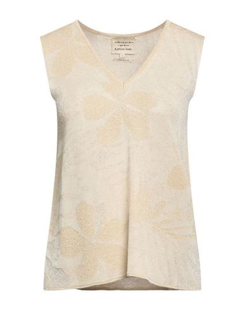 Woman Sweater Beige Size 1 Viscose, Polyamide, Metallic fiber, Polyester