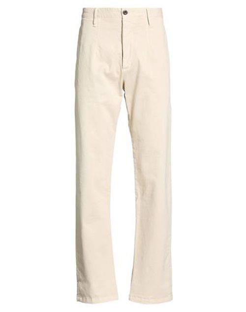 Man Pants Beige Size 30 Cotton, Elastane