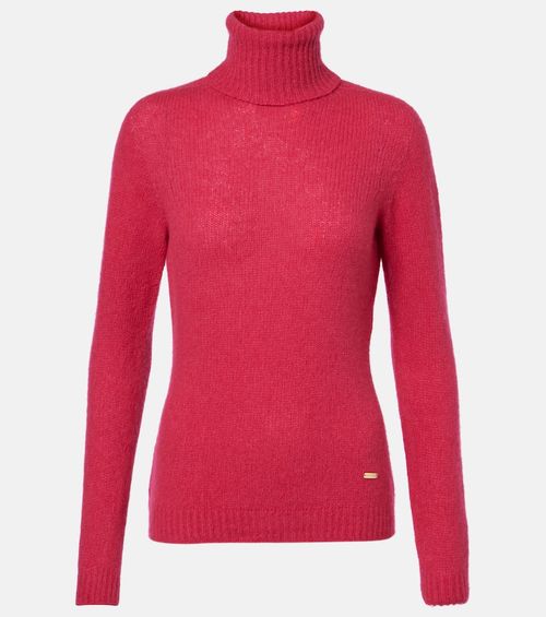 Cashmere and silk turtleneck top