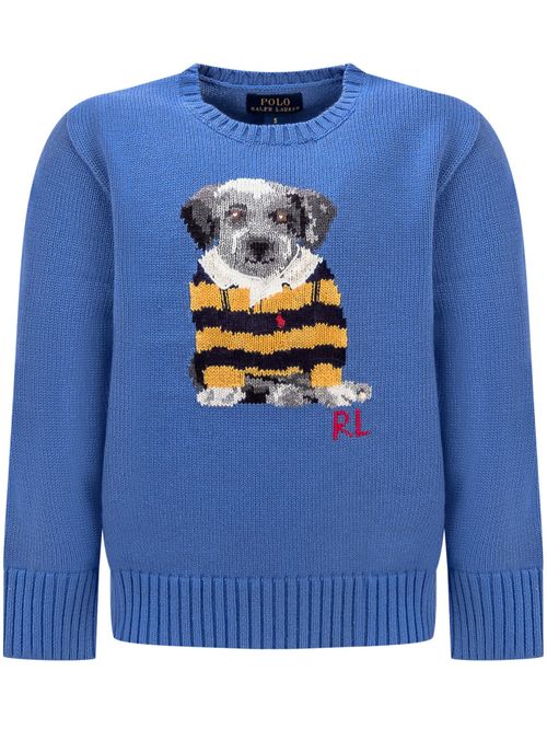 Kids Blue Graphic Sweater