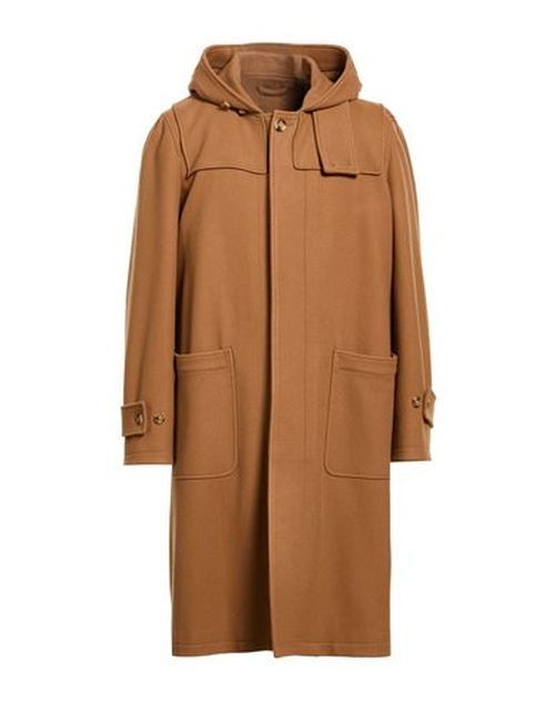 Man Coat Camel Size 40 Virgin Wool, Polyamide