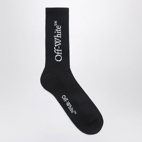 Black socks with logo