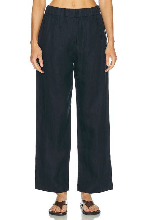 Jenni Kayne Logan Linen Pant in Navy