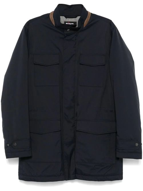 Padded Coat — Navy