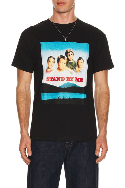 WACKO MARIA x Stand By Me Crew Neck Tee in Black - Black. L also in M, XL/1X