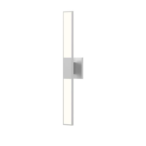 Planes 2-Light 24" Wall Sconce in Bright Satin Aluminu