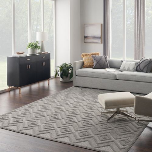 Nourison Home Versa 9' x 12' Area Rug, Silver/Gray