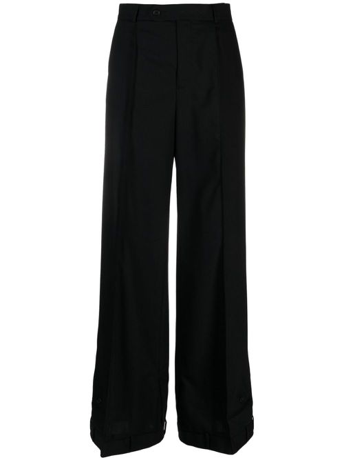 Upside Down wool trousers - Black