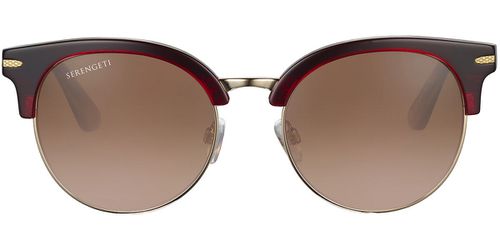 Serengeti Susan Polarized SS560004 Men's Sunglasses Gold Size 53