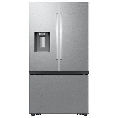 Open Box 31 cu. ft. 3-Door French Door Smart Refrigerator with Four Types of Ice - Stainless Steel