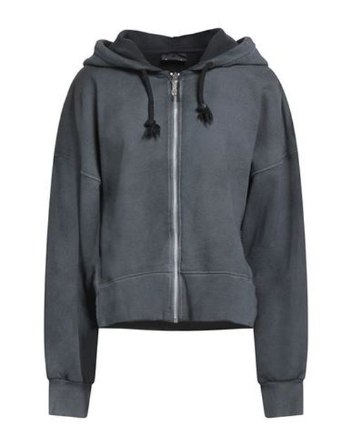 Woman Sweatshirt Charcoal Size M Cotton
