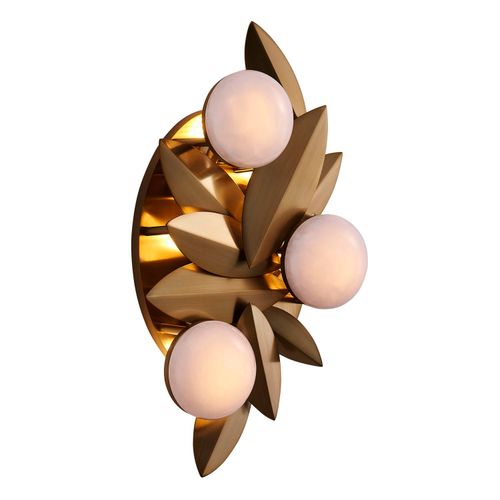 Winter Brass LED Wall Sconce from the BLUSH Collection