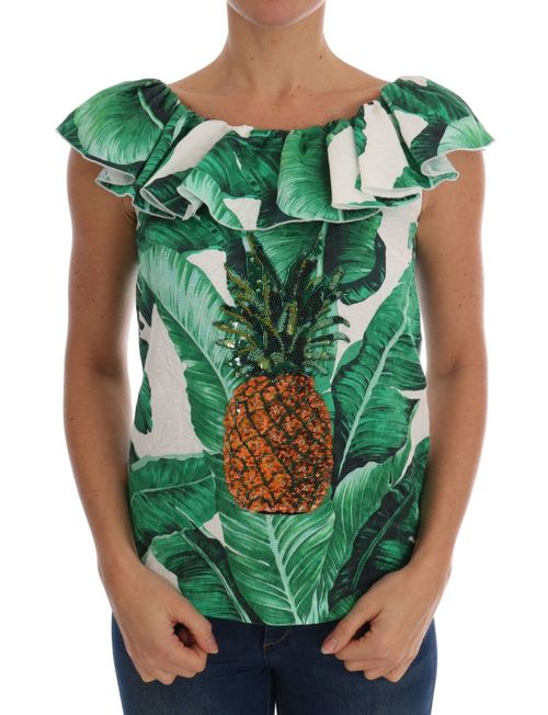 Enchanted Sicily Blouse — Green