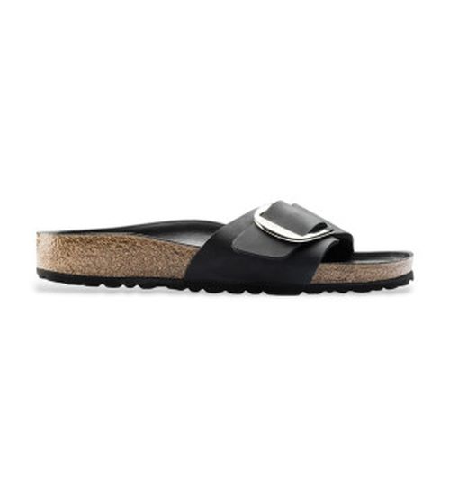 Birkenstock for woman. 1006523 Leather Sandals Madrid black (37), Flat, None, Casual