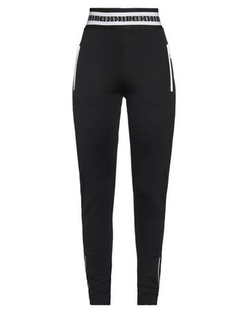 Woman Pants Black Size M Cotton, Nylon, Elastane