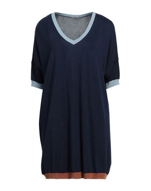 In Bed With You Woman Sweater Navy Size M Cotton, Viscose