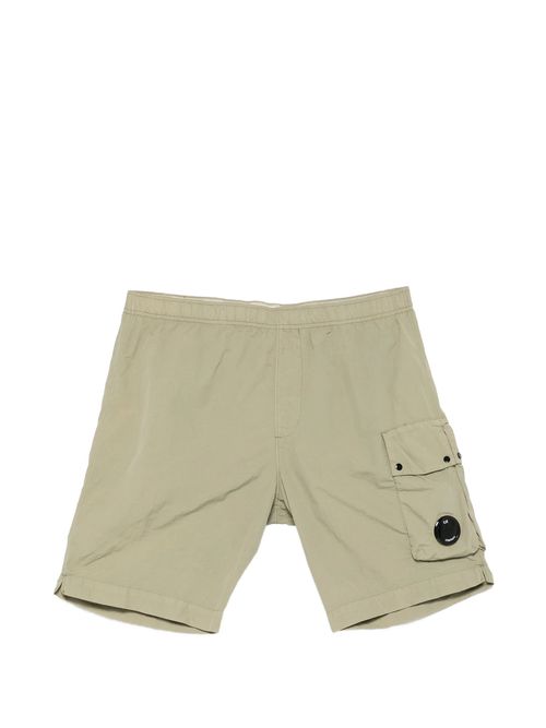 Men's Beach Cargo Shorts with Drawstring Waist and Lens Pocket