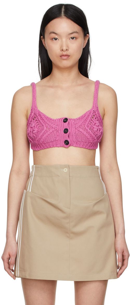 Pink cotton camisole