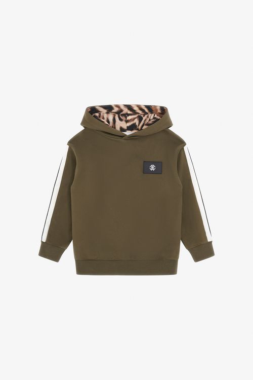 Hoodie With Rc Monogram Tag