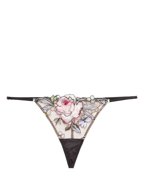 Fidelia v-string thong - Black