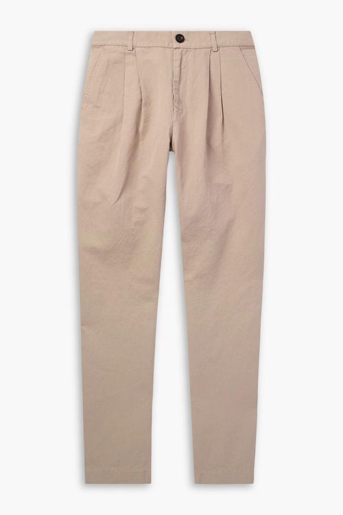 Cotton-twill chinos - Neutral - 30
