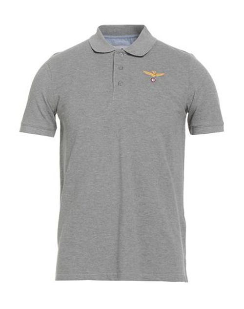 Man Polo shirt Grey Size S Cotton