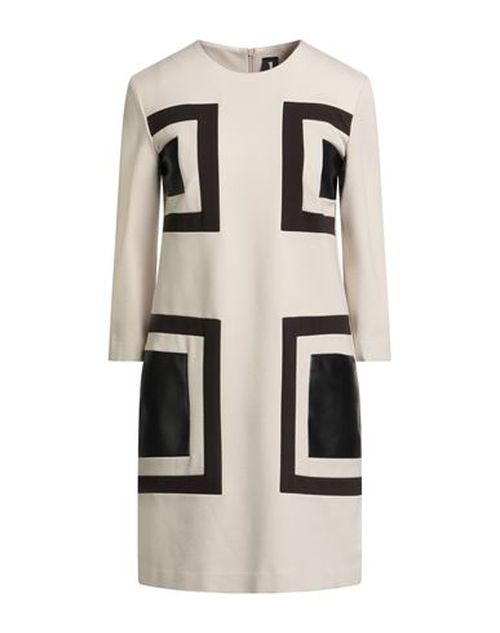 Woman Mini dress Beige Size 2 Viscose, Nylon, Elastane, Polyester, Polyurethane