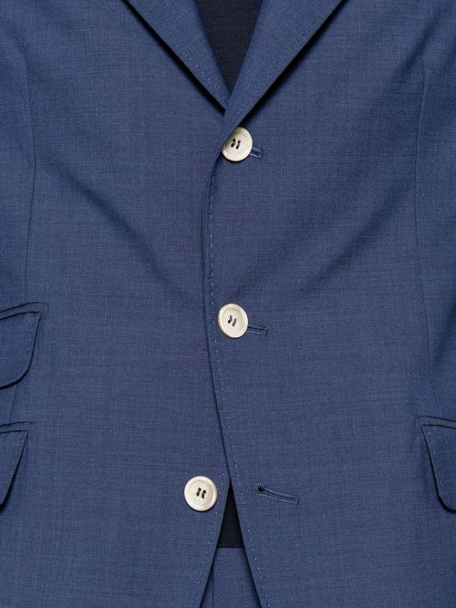 Wool Single-Breasted Suit